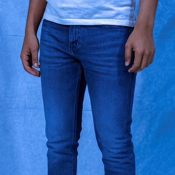 Wrangler Men’s Jeans Co Blue Denim Straight Fit Jeans Size 36x32 Classic - Picture 1 of 9